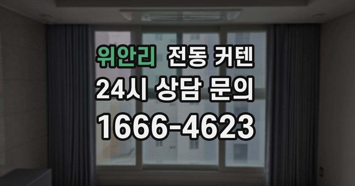 위안리 전동 커텐