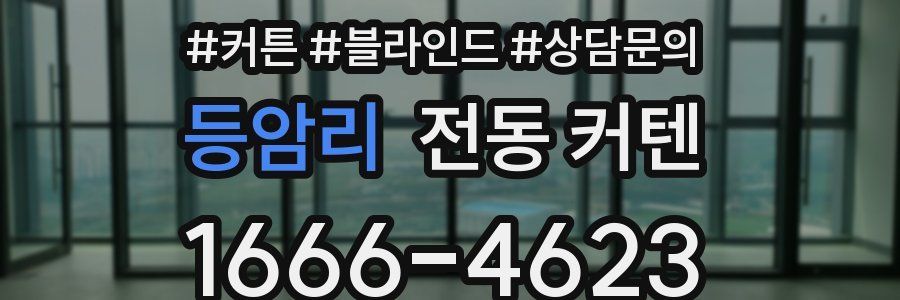 등암리 전동 커텐