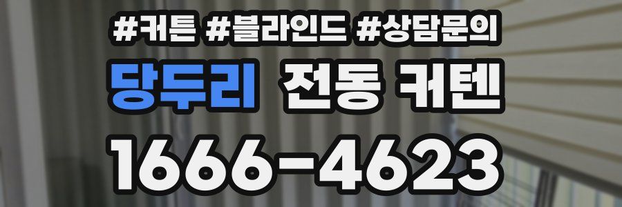 당두리 전동 커텐