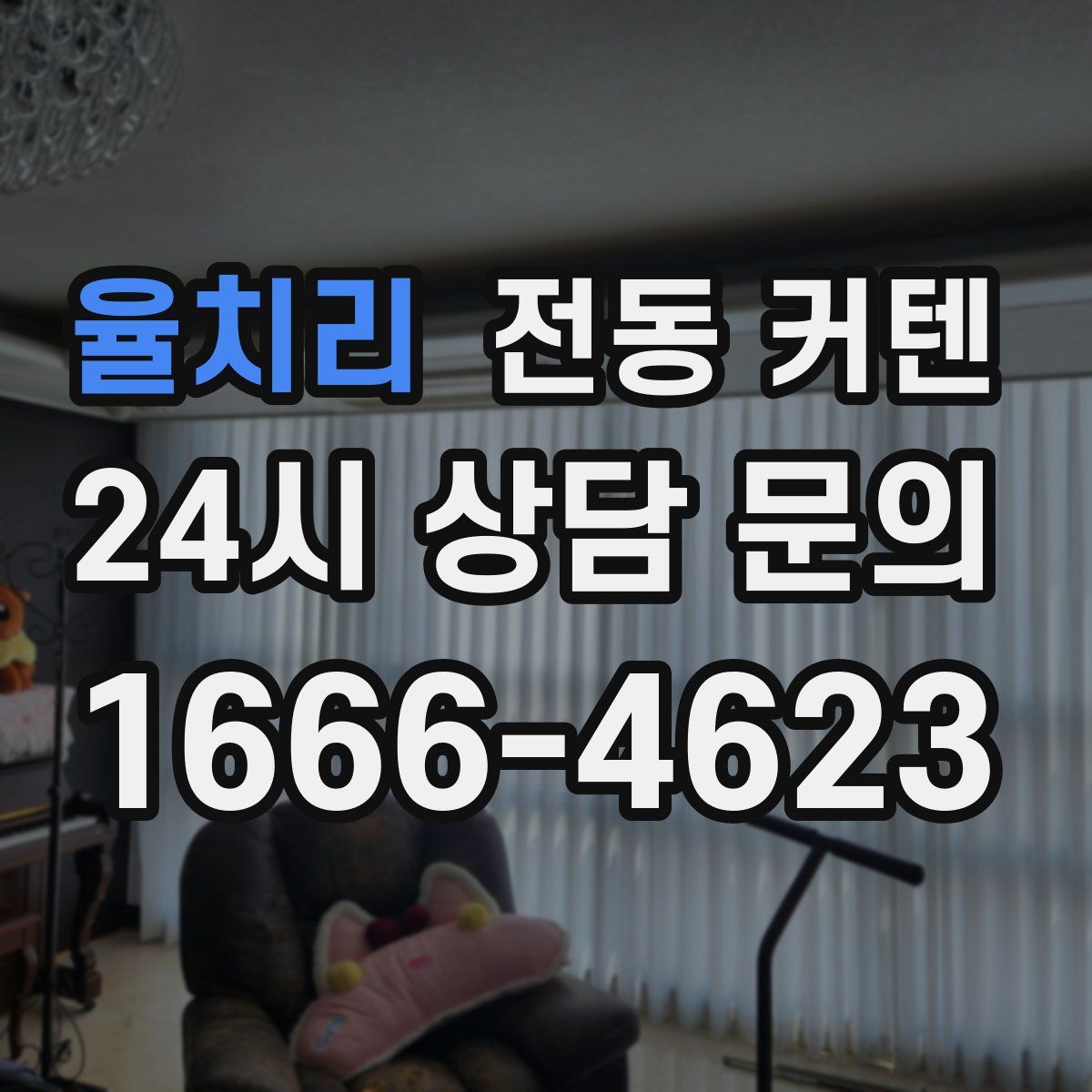 율치리 전동 커텐