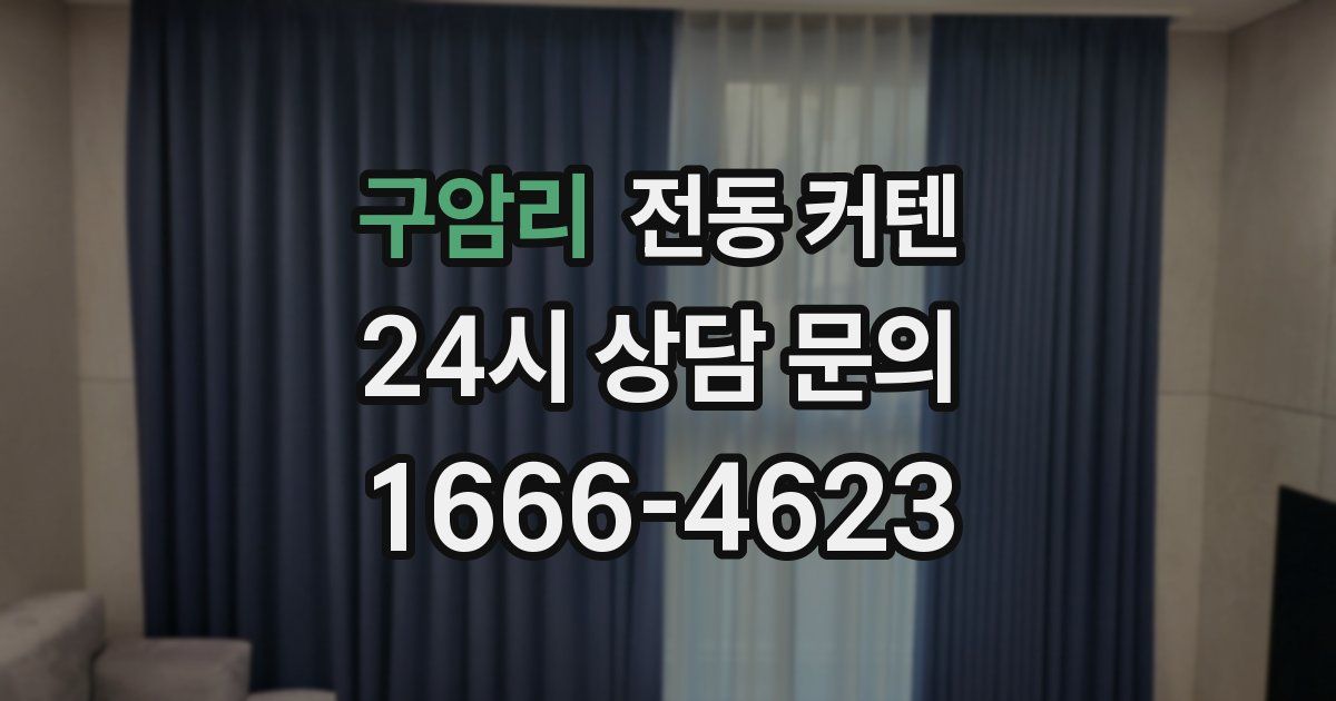 구암리 전동 커텐
