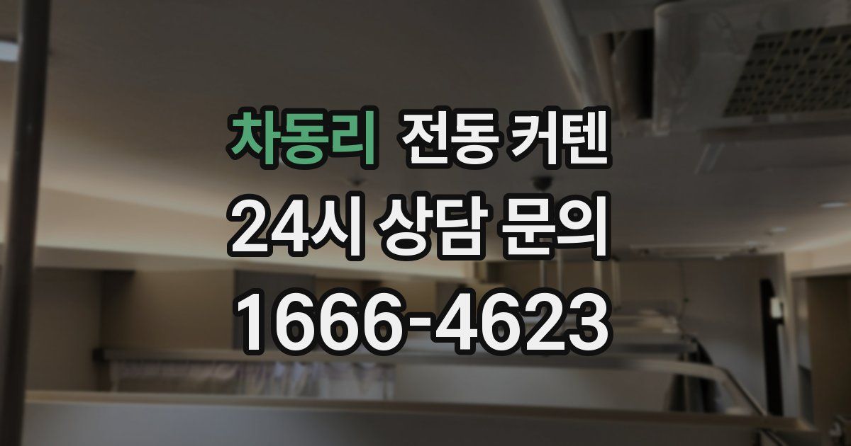 차동리 전동 커텐