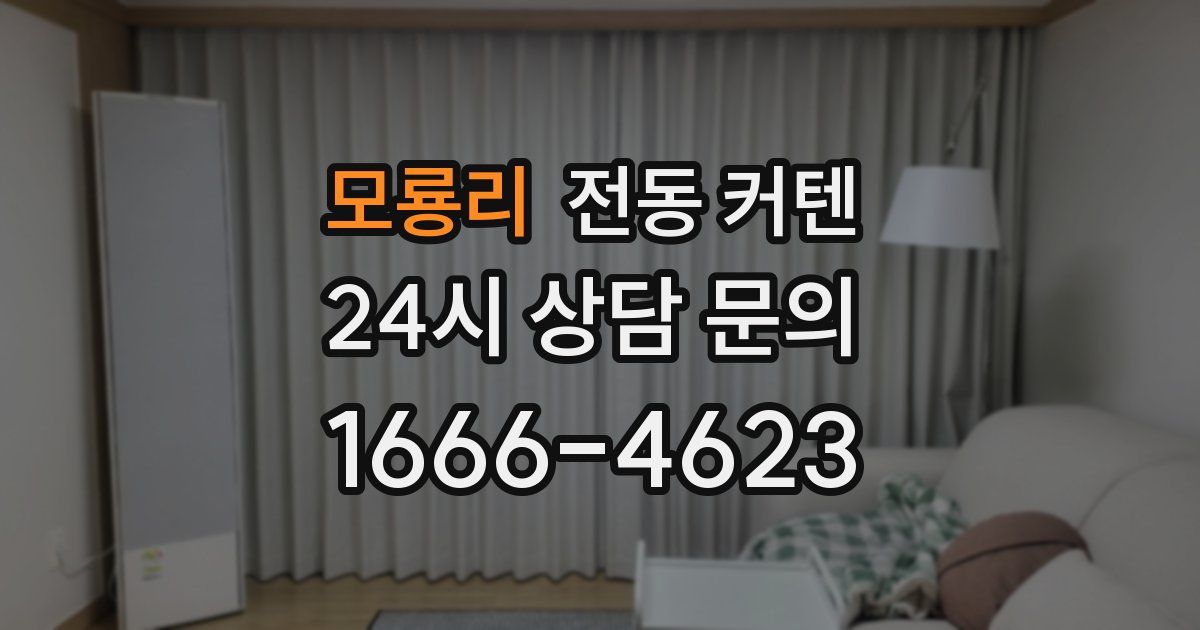 모룡리 전동 커텐