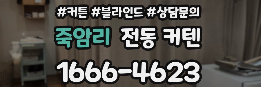 죽암리 전동 커텐