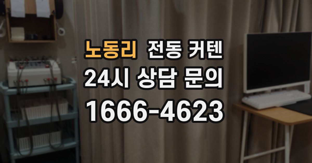 노동리 전동 커텐