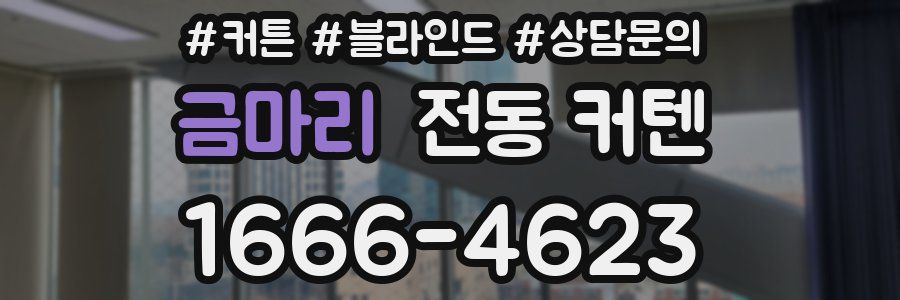 금마리 전동 커텐