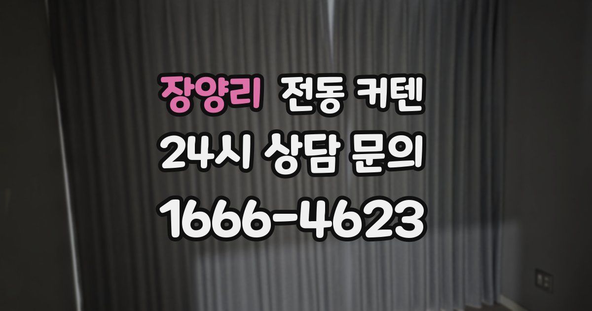 장양리 전동 커텐