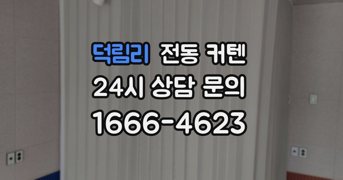 덕림리 전동 커텐