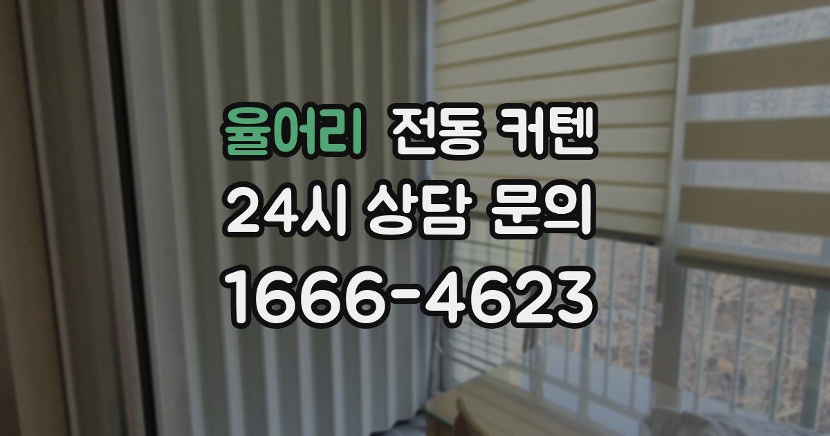 율어리 전동 커텐