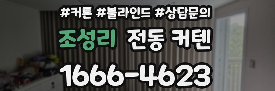 조성리 전동 커텐