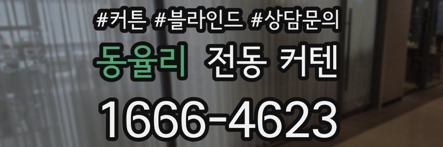 동율리 전동 커텐