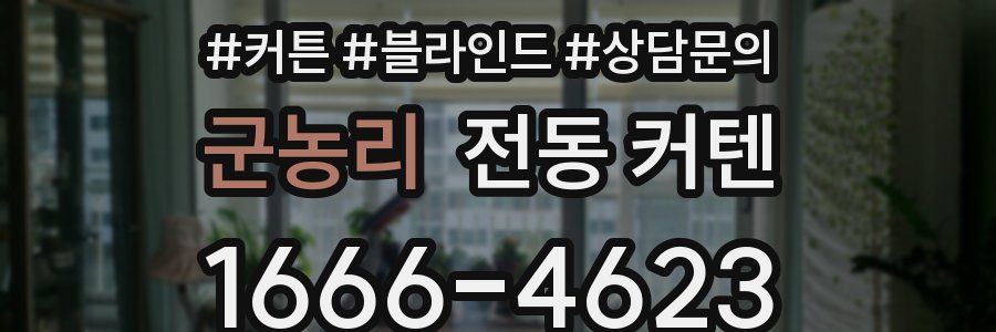 군농리 전동 커텐