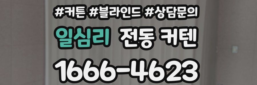 일심리 전동 커텐