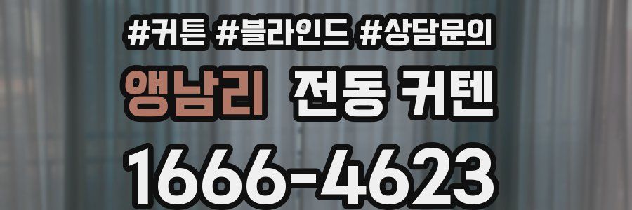 앵남리 전동 커텐