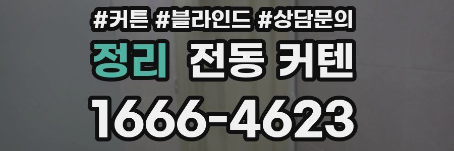 정리 전동 커텐