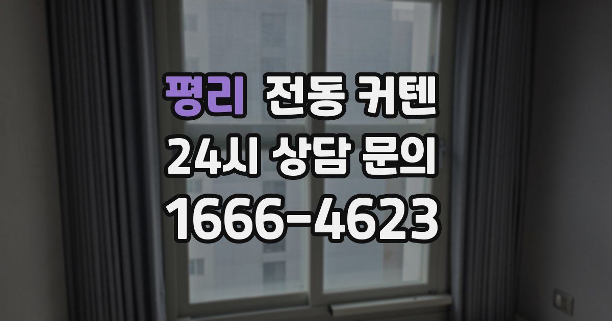 평리 전동 커텐