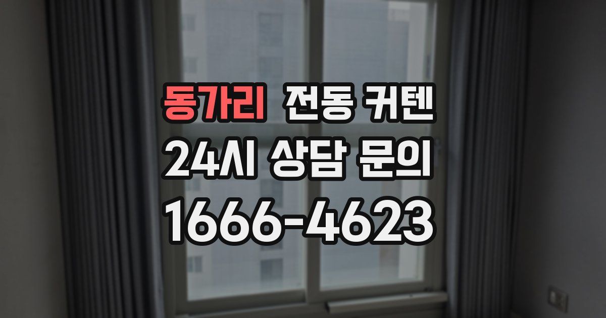 동가리 전동 커텐