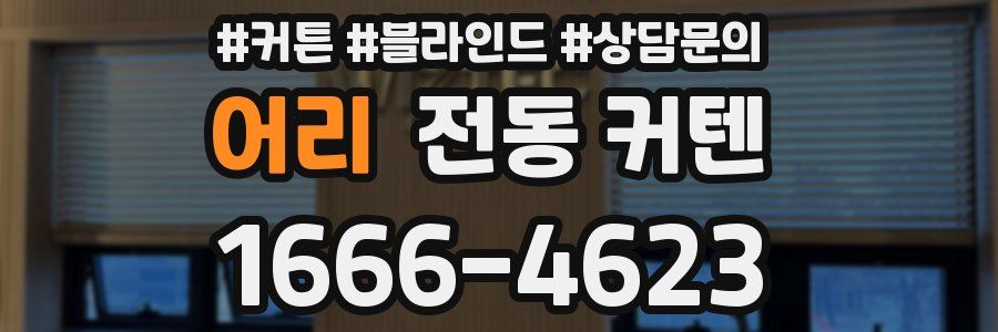 어리 전동 커텐
