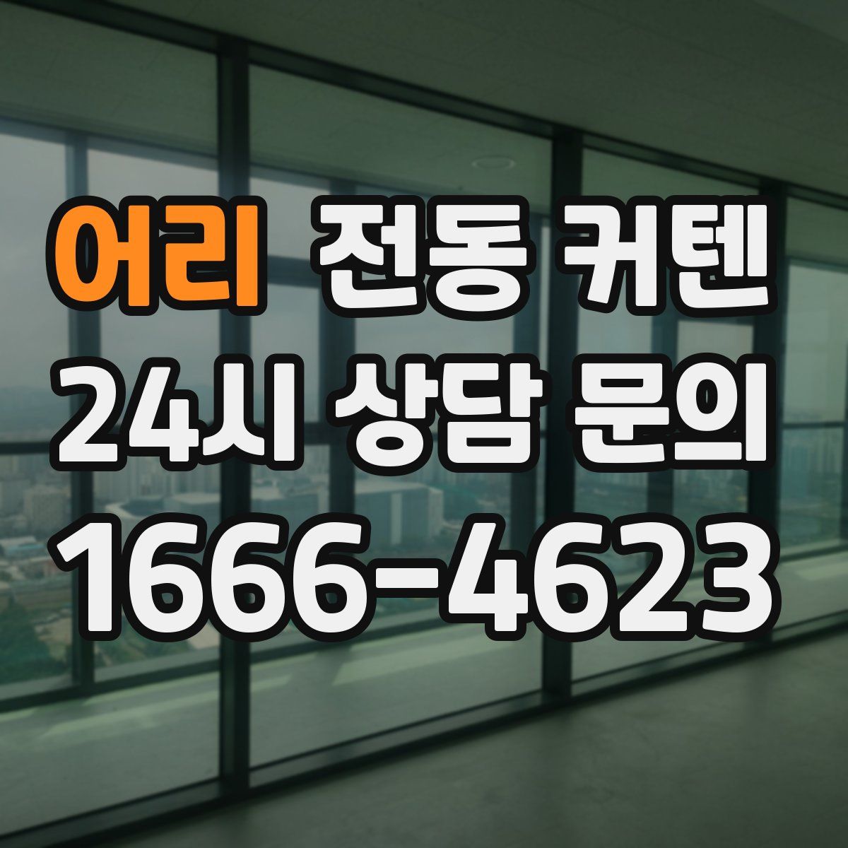 어리 전동 커텐