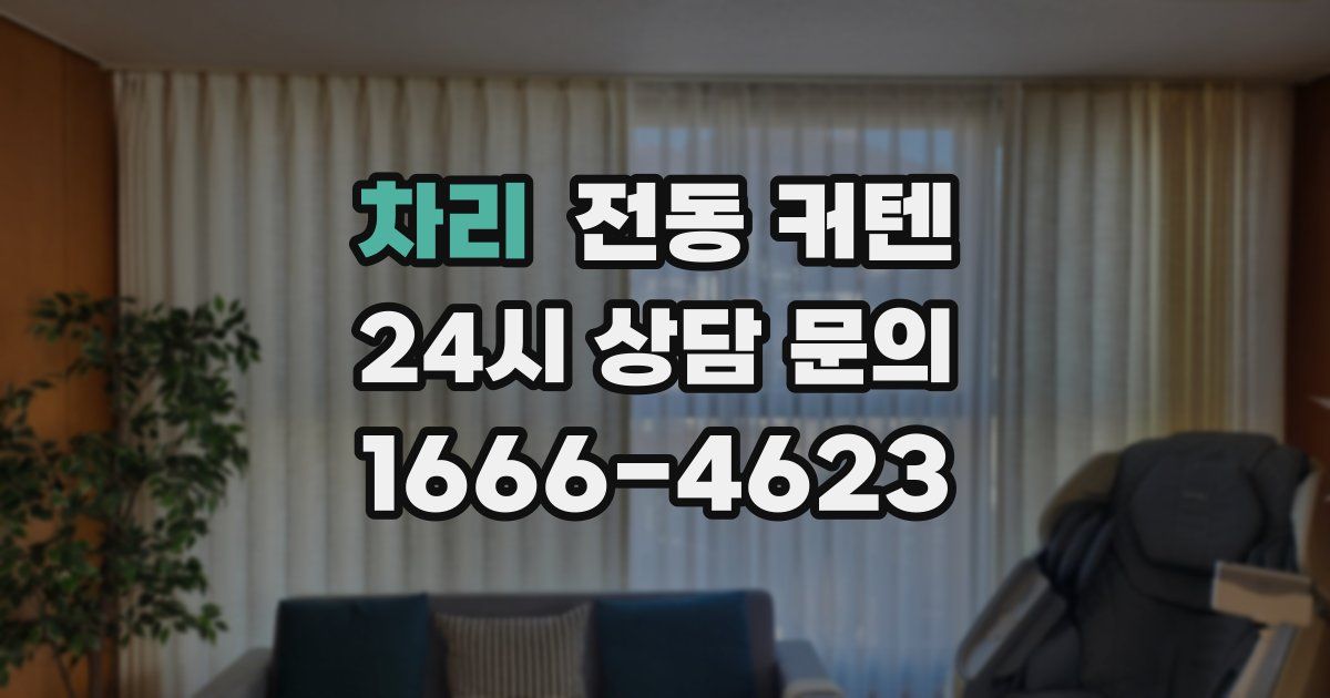 차리 전동 커텐