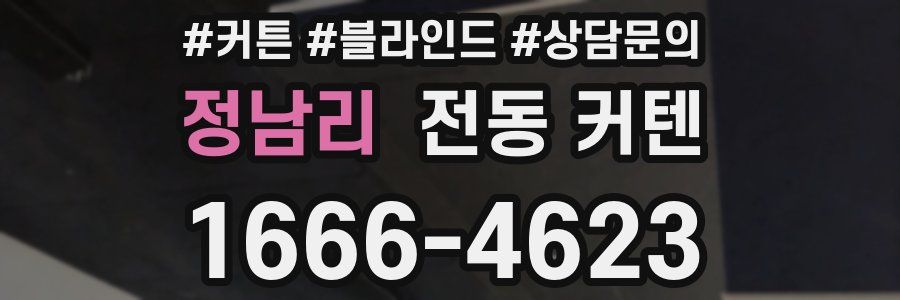 정남리 전동 커텐