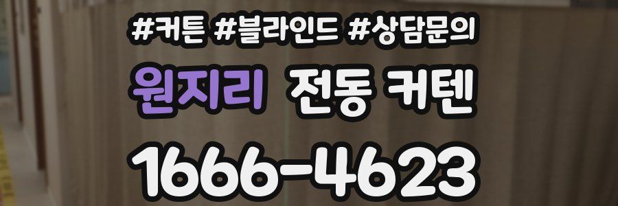원지리 전동 커텐