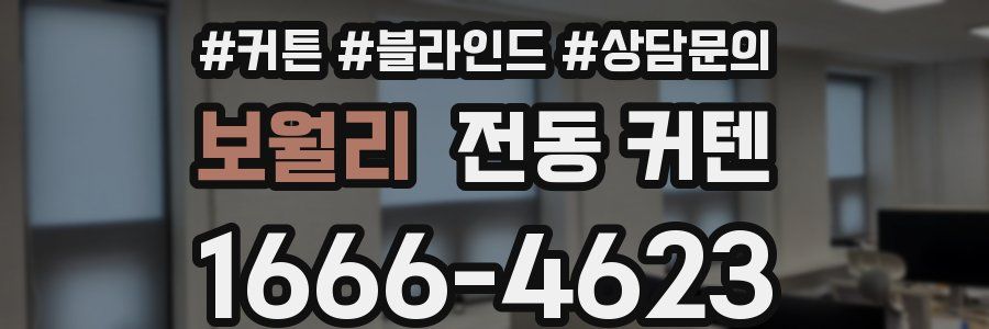 보월리 전동 커텐