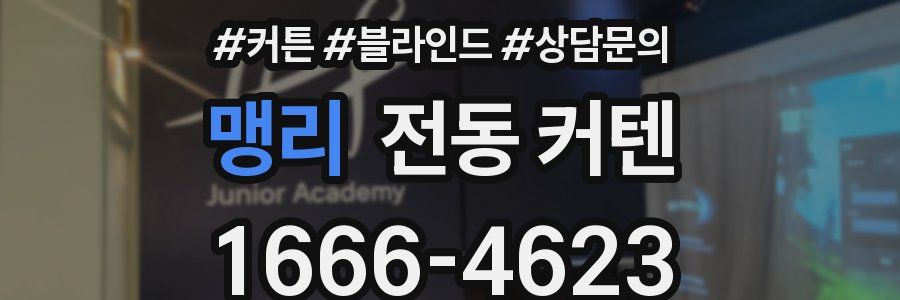 맹리 전동 커텐