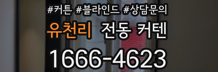 유천리 전동 커텐