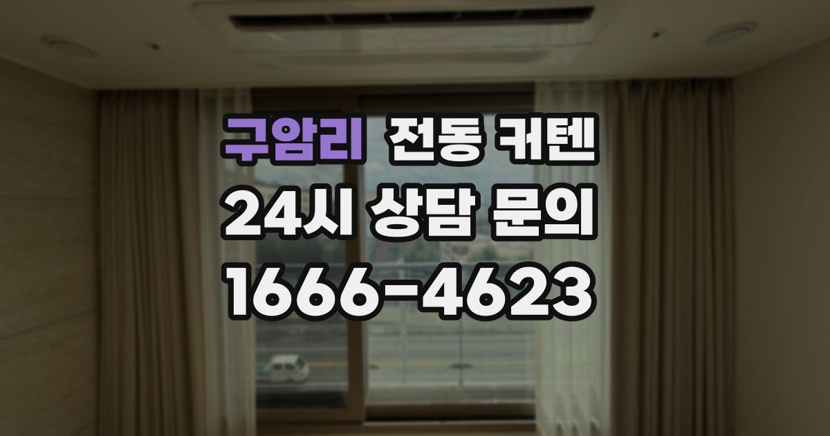 구암리 전동 커텐