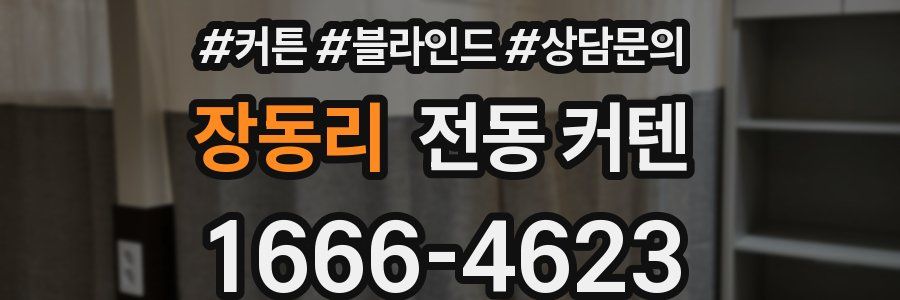 장동리 전동 커텐