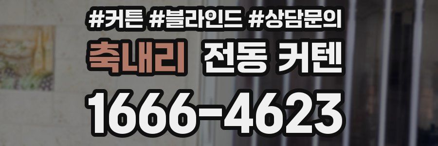 축내리 전동 커텐
