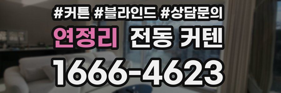 연정리 전동 커텐