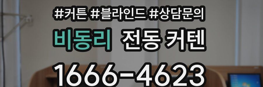 비동리 전동 커텐