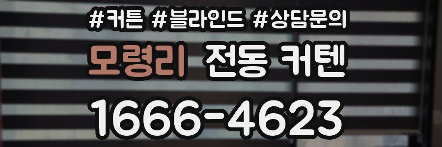모령리 전동 커텐