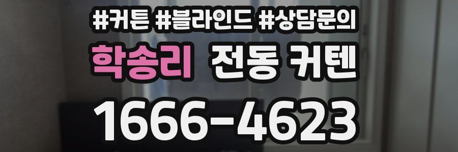 학송리 전동 커텐
