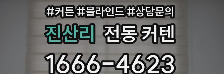 진산리 전동 커텐