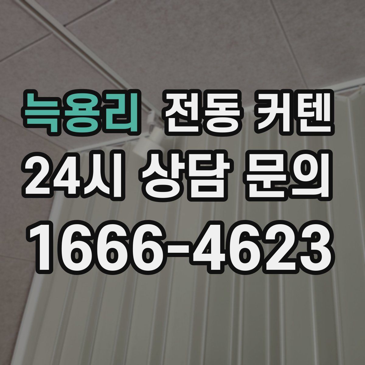 늑용리 전동 커텐