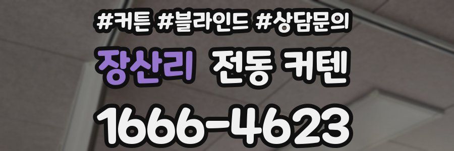 장산리 전동 커텐