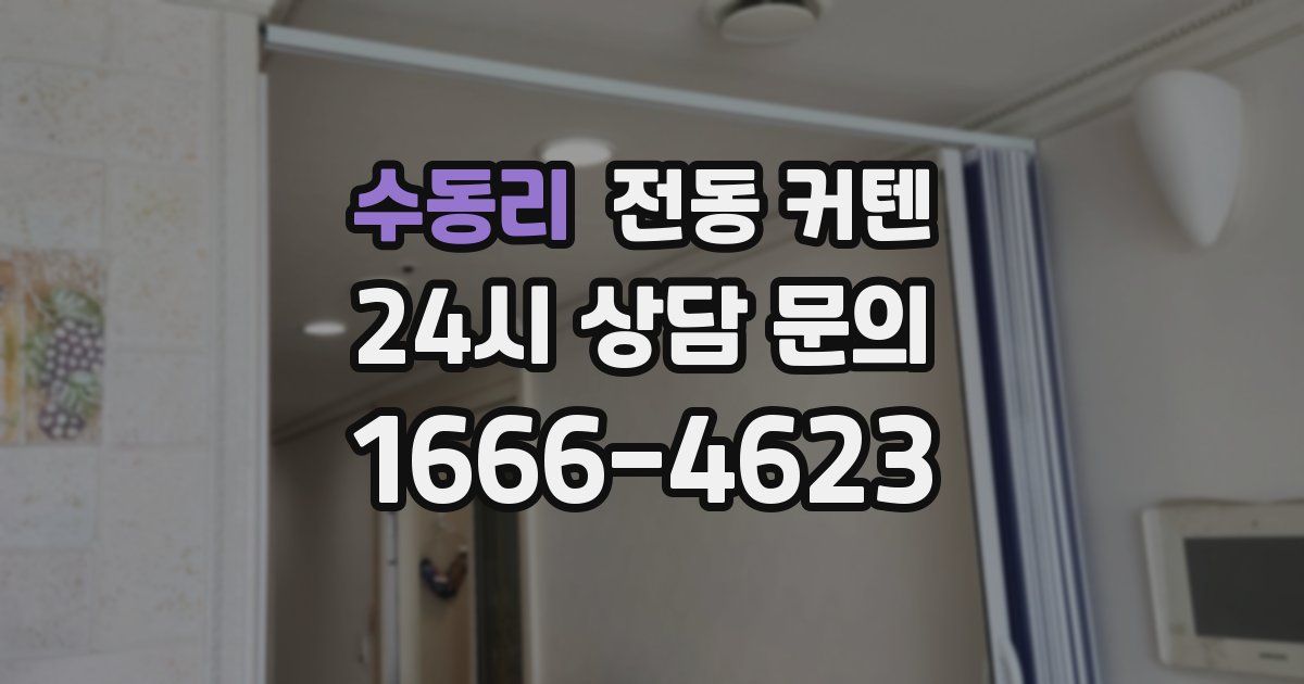 수동리 전동 커텐