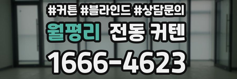 월평리 전동 커텐