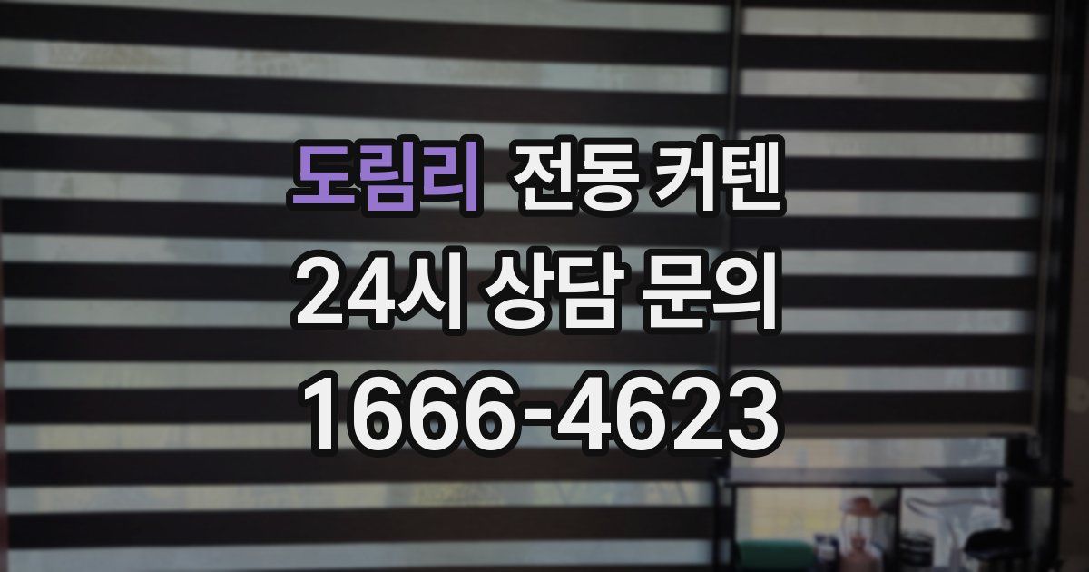 도림리 전동 커텐
