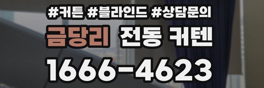 금당리 전동 커텐