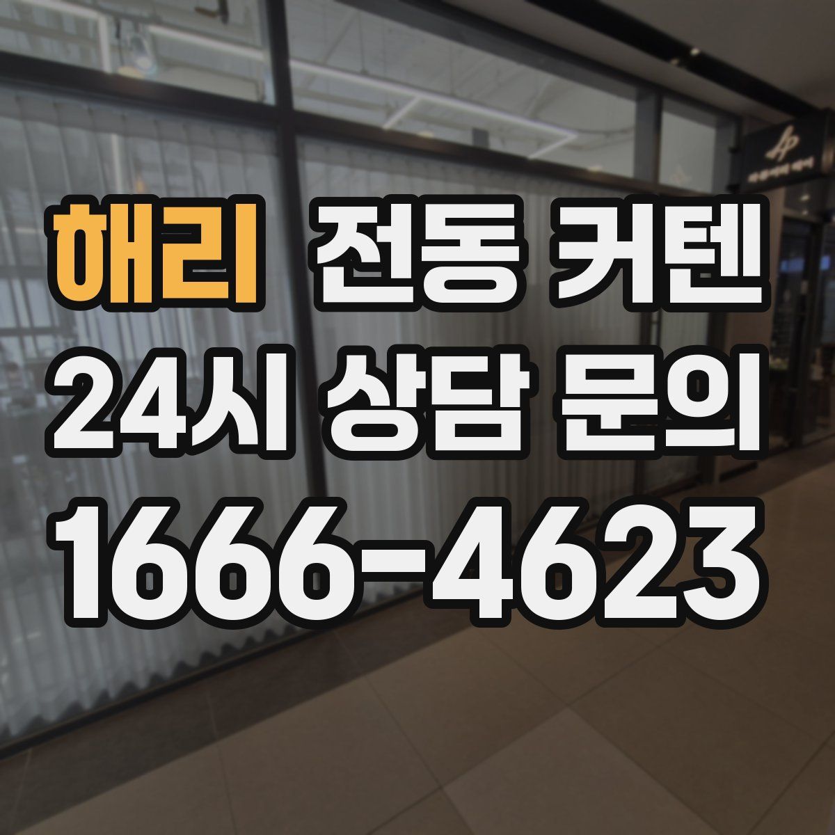 해리 전동 커텐