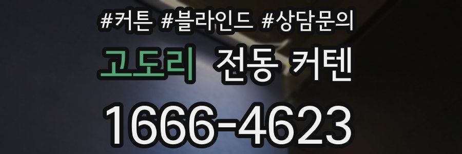 고도리 전동 커텐