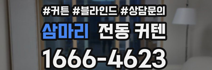 삼마리 전동 커텐