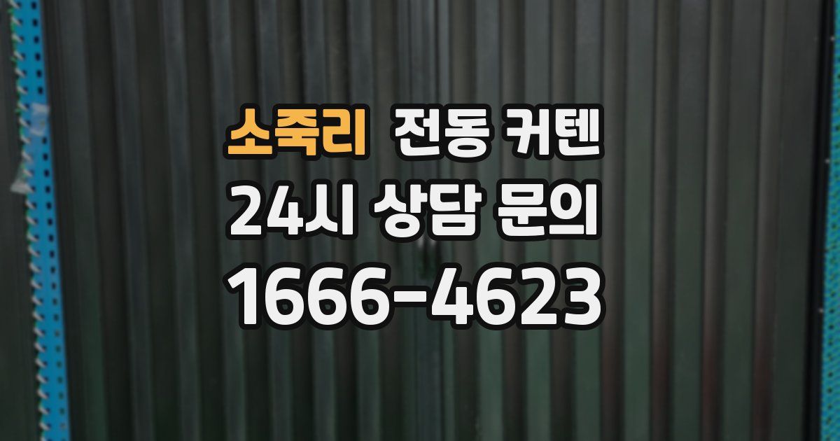 소죽리 전동 커텐