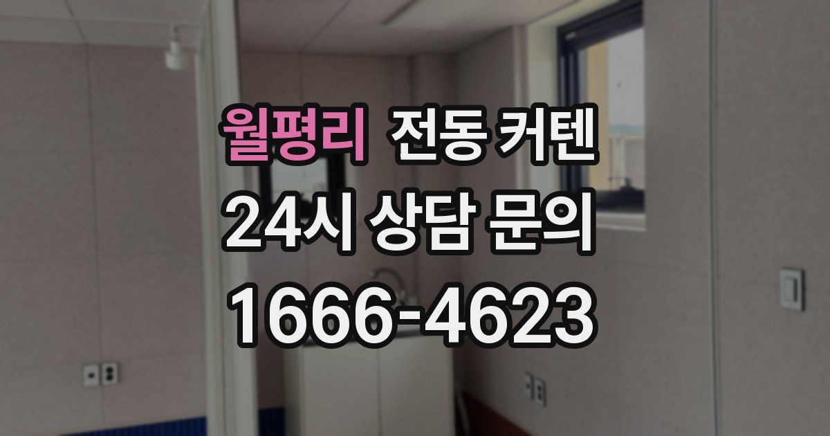 월평리 전동 커텐