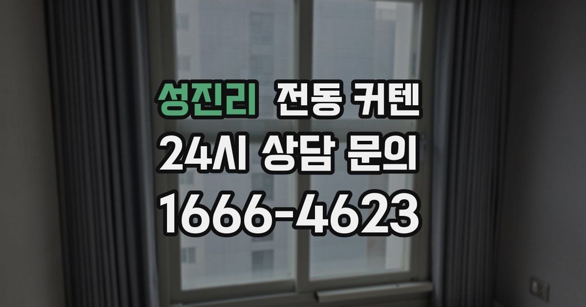 성진리 전동 커텐
