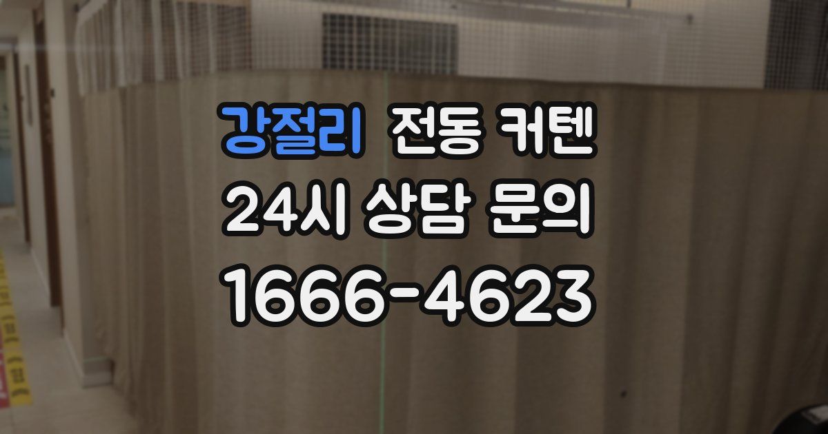강절리 전동 커텐